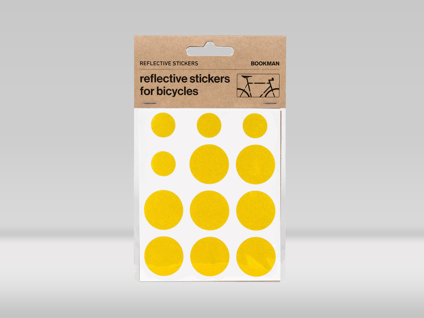 Bookman Reflective Stickers — Yellow —