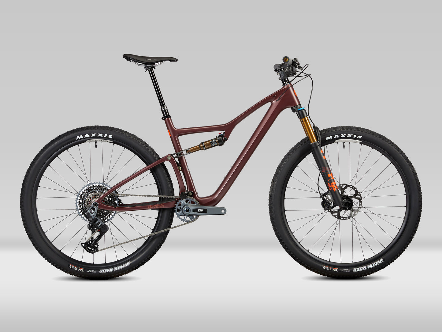 Exie USA — Ibis Shimano XT Di2 — Blood Orange Burgundy — XL (183-196cm)
