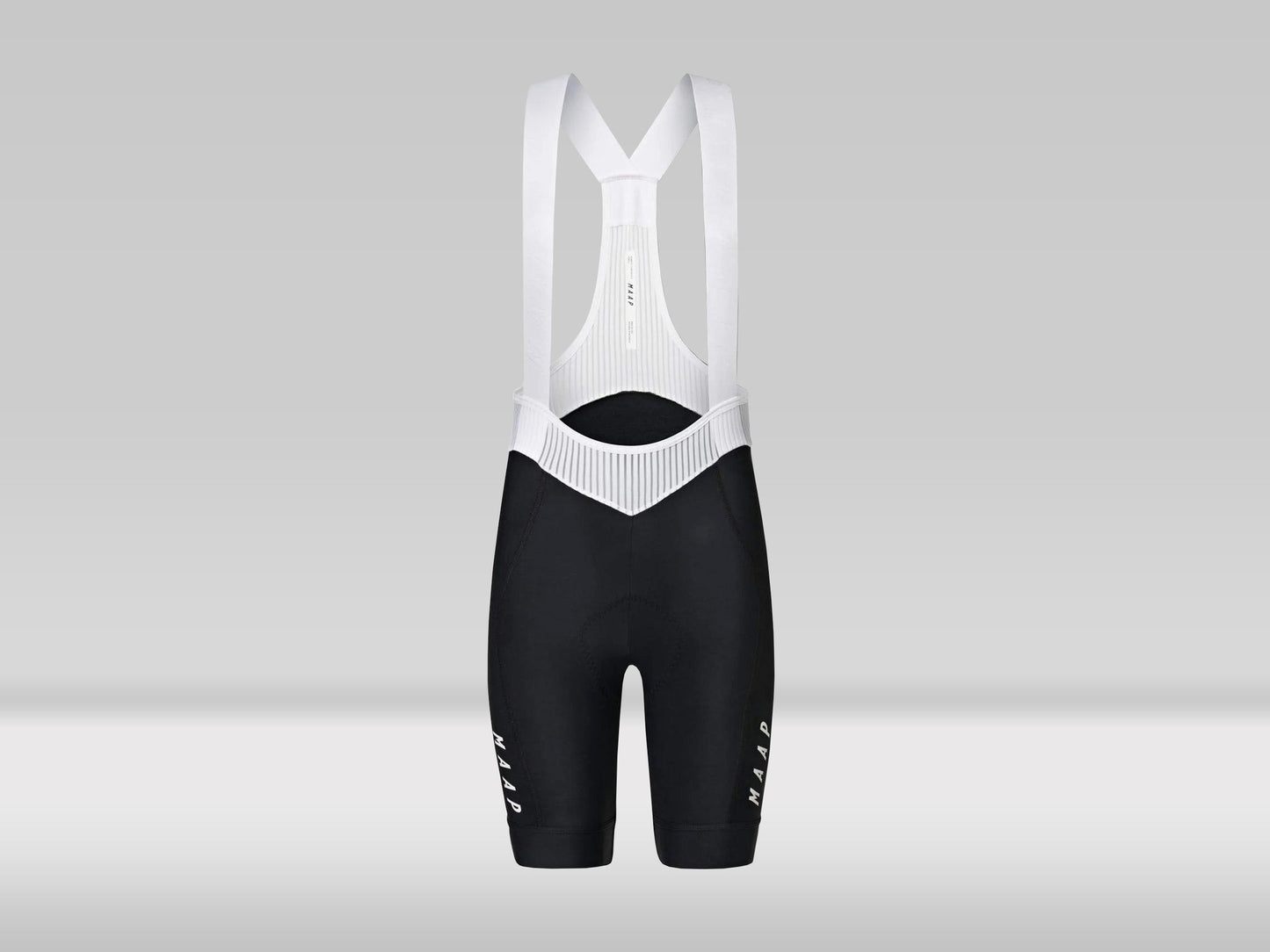 MAAP Women's Team Bib Evo — Black/White — L