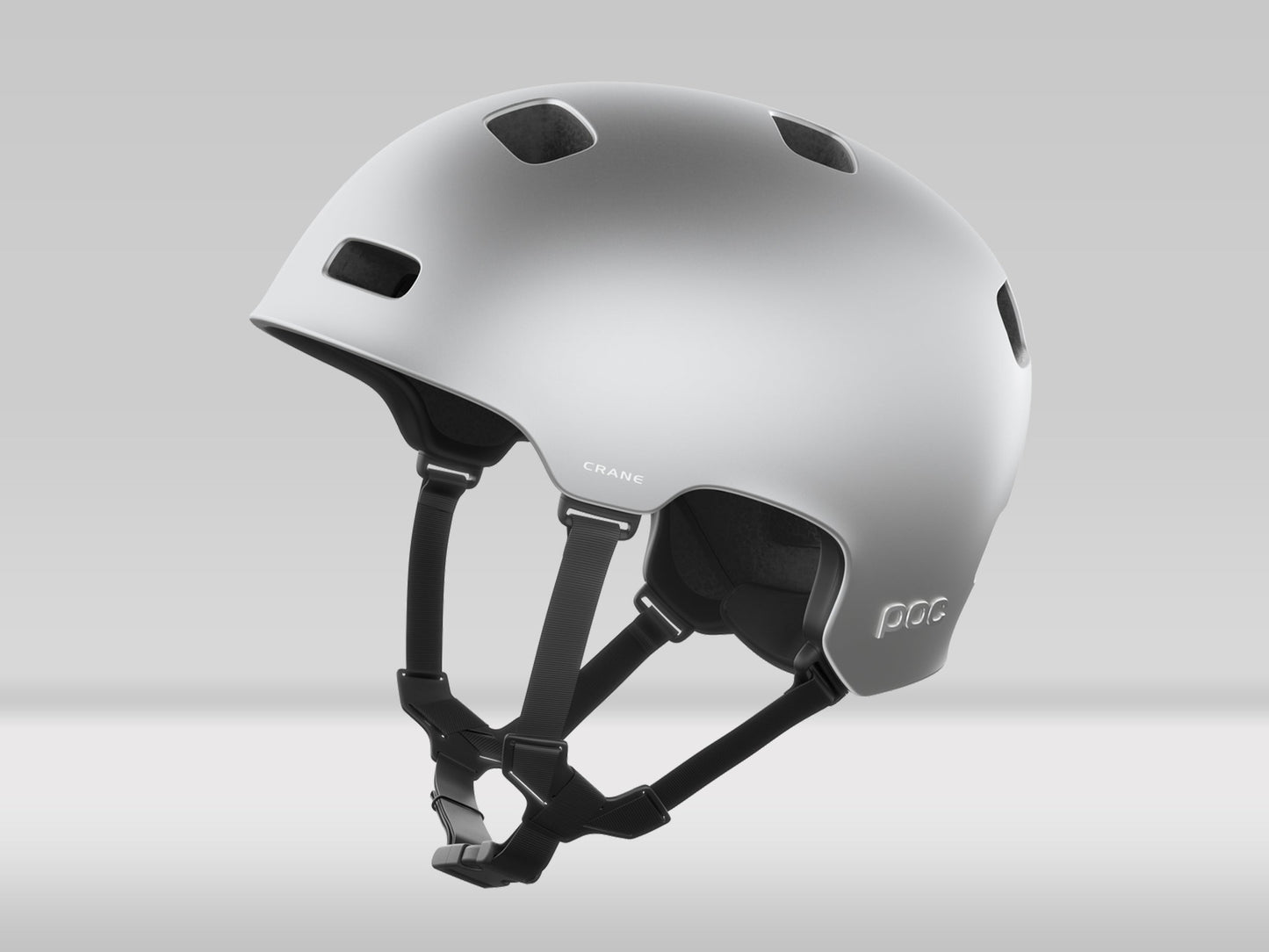 POC Crane Mips — Argentite Silver Matt — S