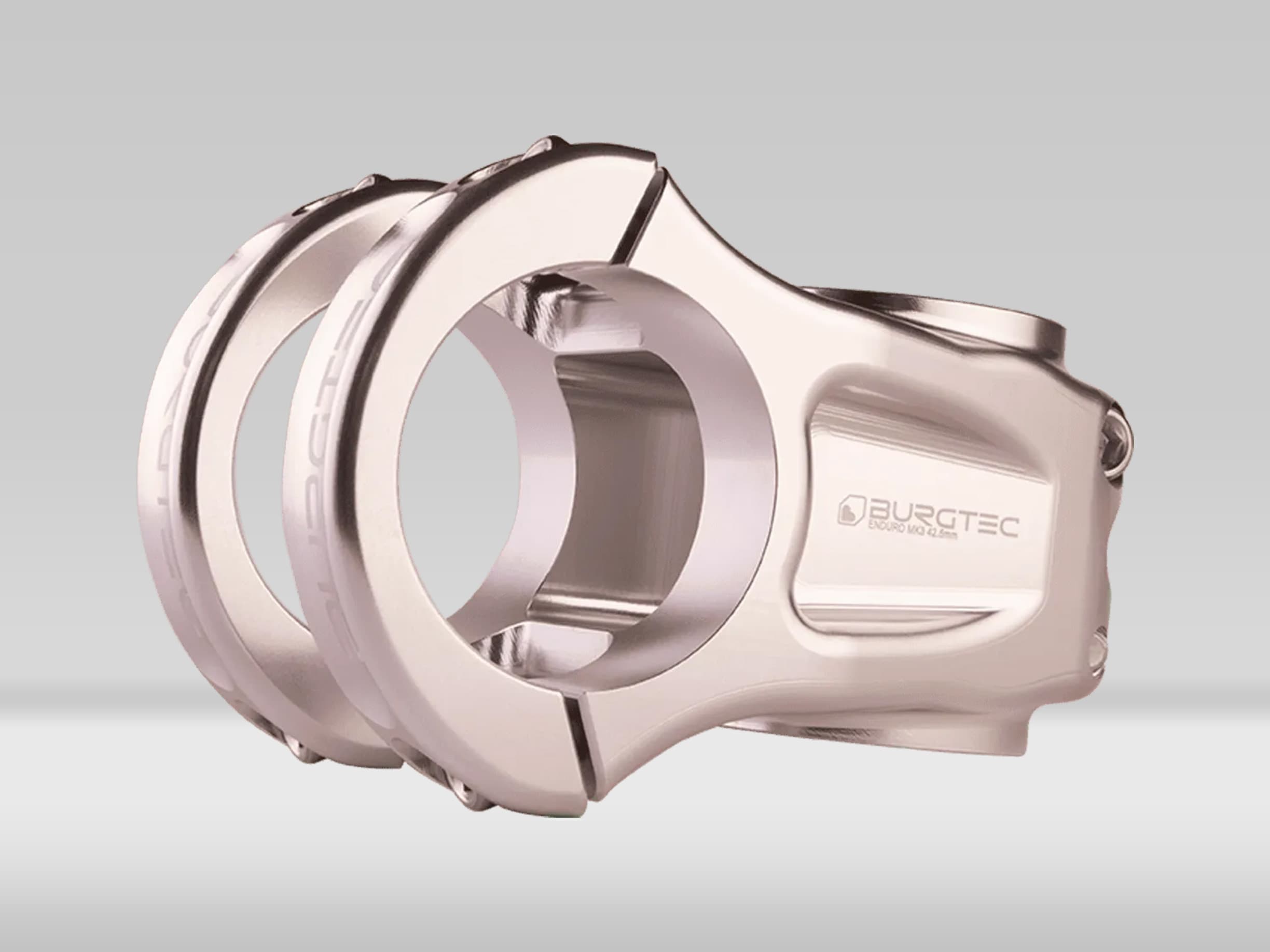 Burgtec Enduro MK3 Stem - Rhodium Silver - 35mm Reach 35mm Clamp