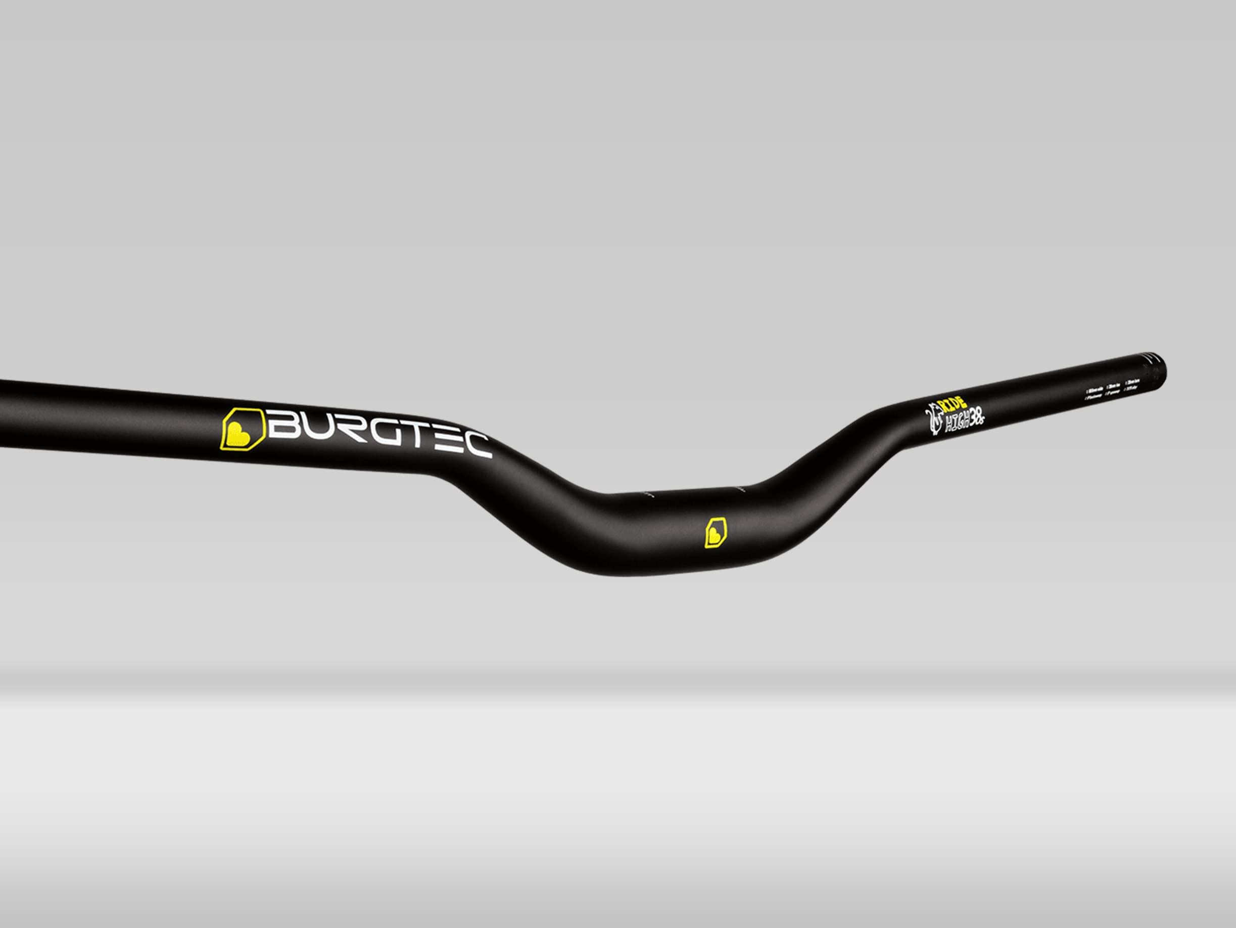 Burgtec Ride High Josh Bryceland Signature Alloy Handlebar - 35mm Clamp, 38mm Rise