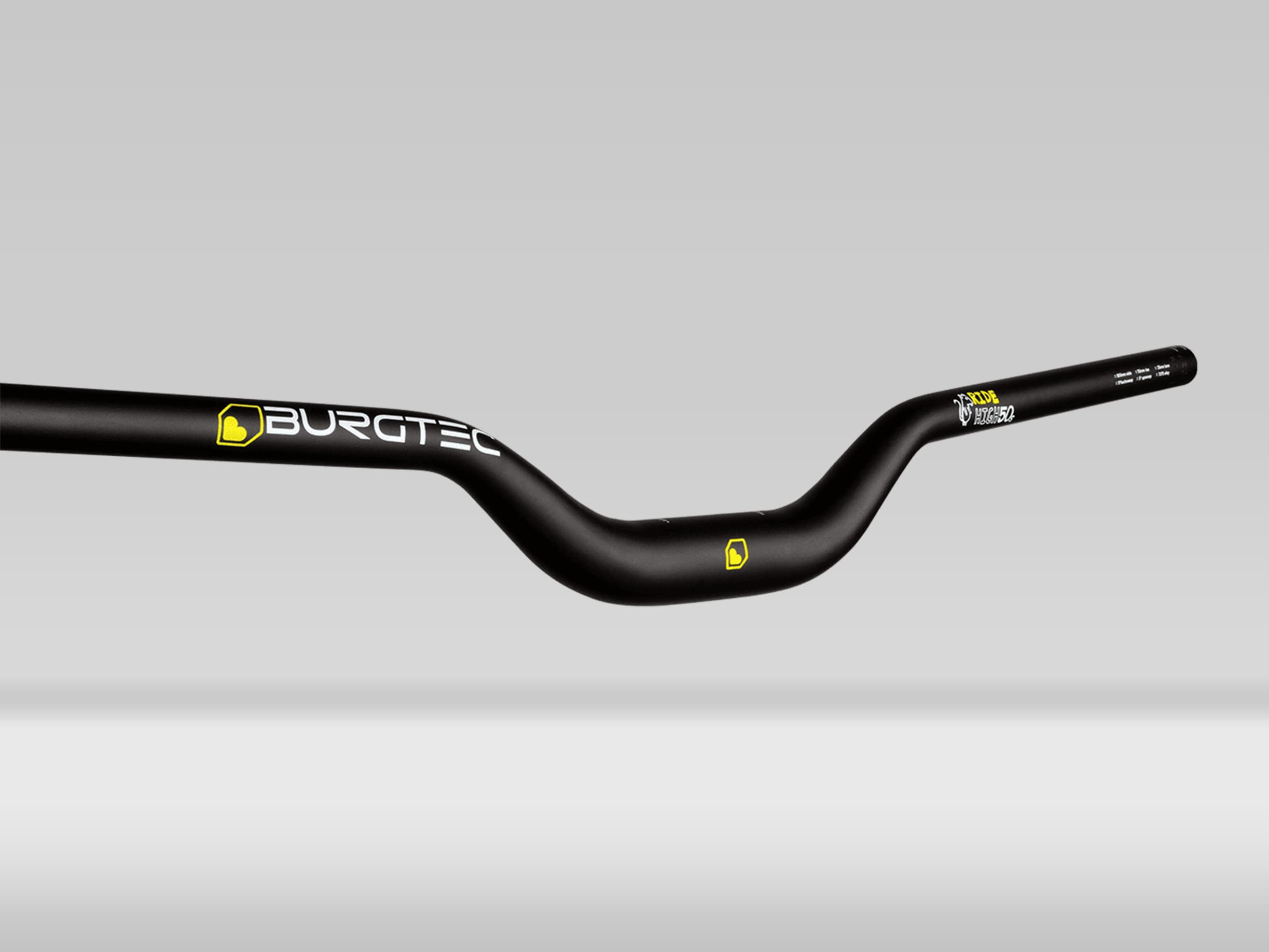 Burgtec Ride High Josh Bryceland Signature Alloy Handlebar - 35mmm Clamp, 50mm Rise