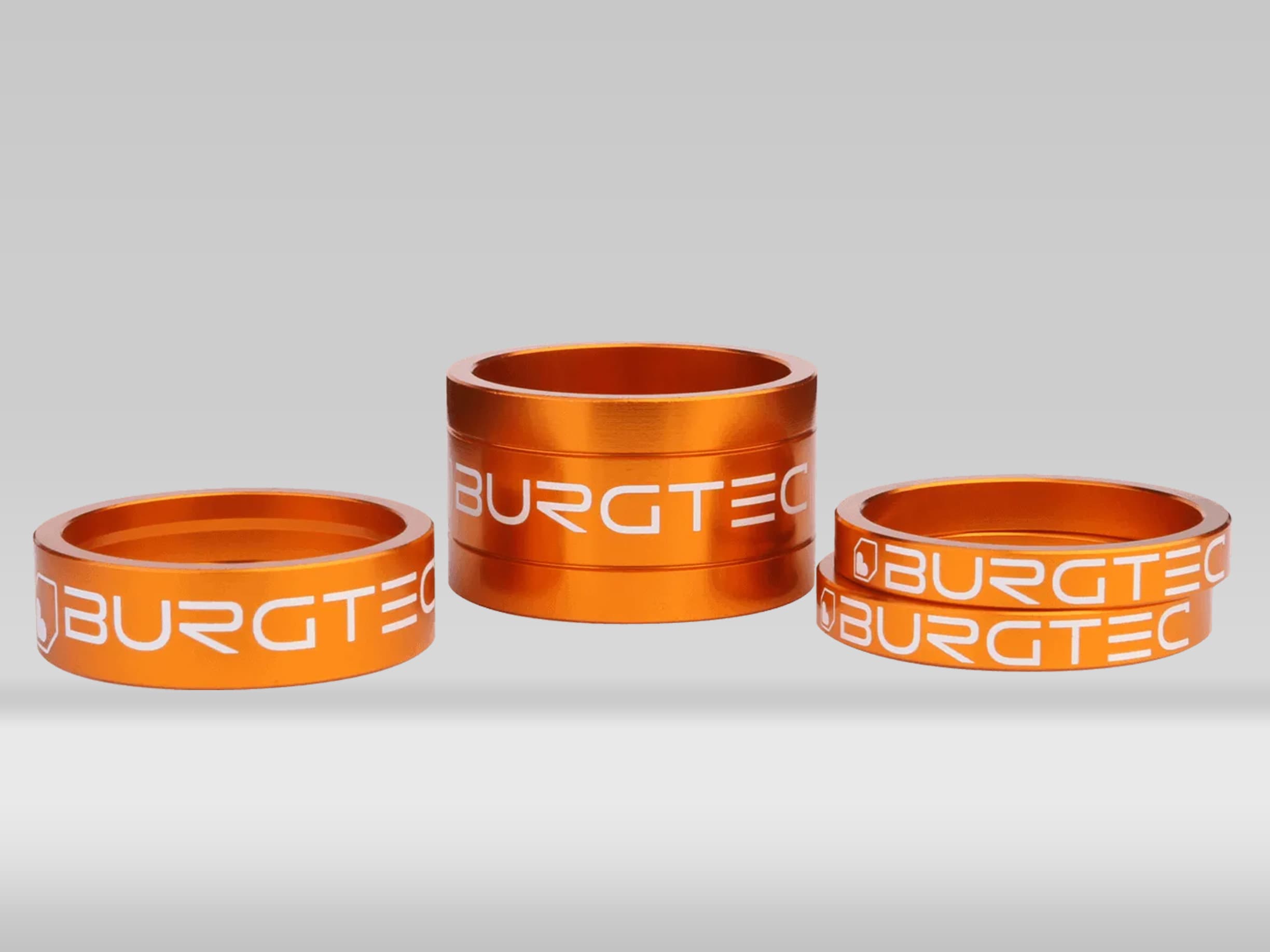 Burgtec Stem Spacers Iron Bro Orange