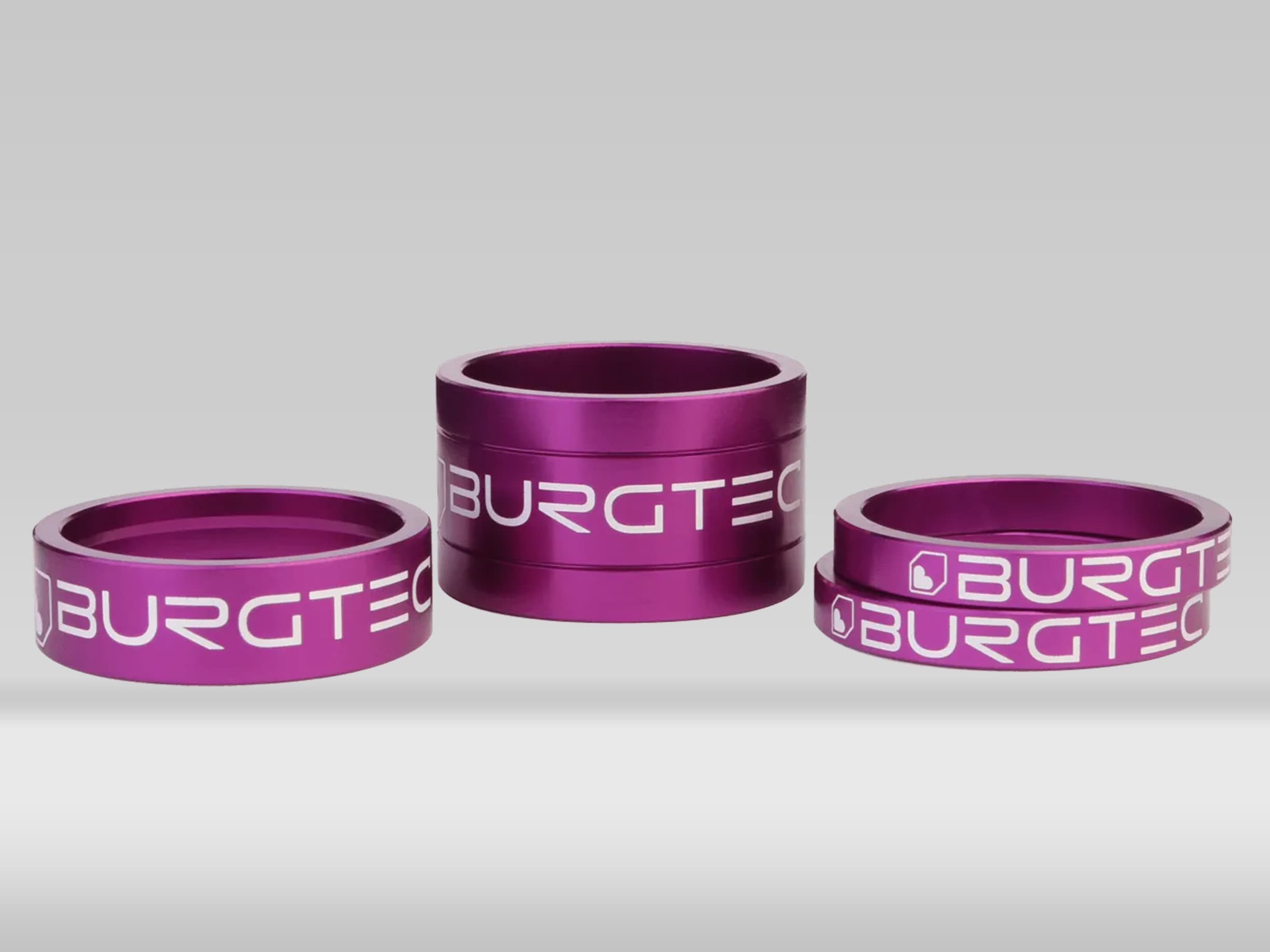 Burgtec Stem Spacers Purple Rain