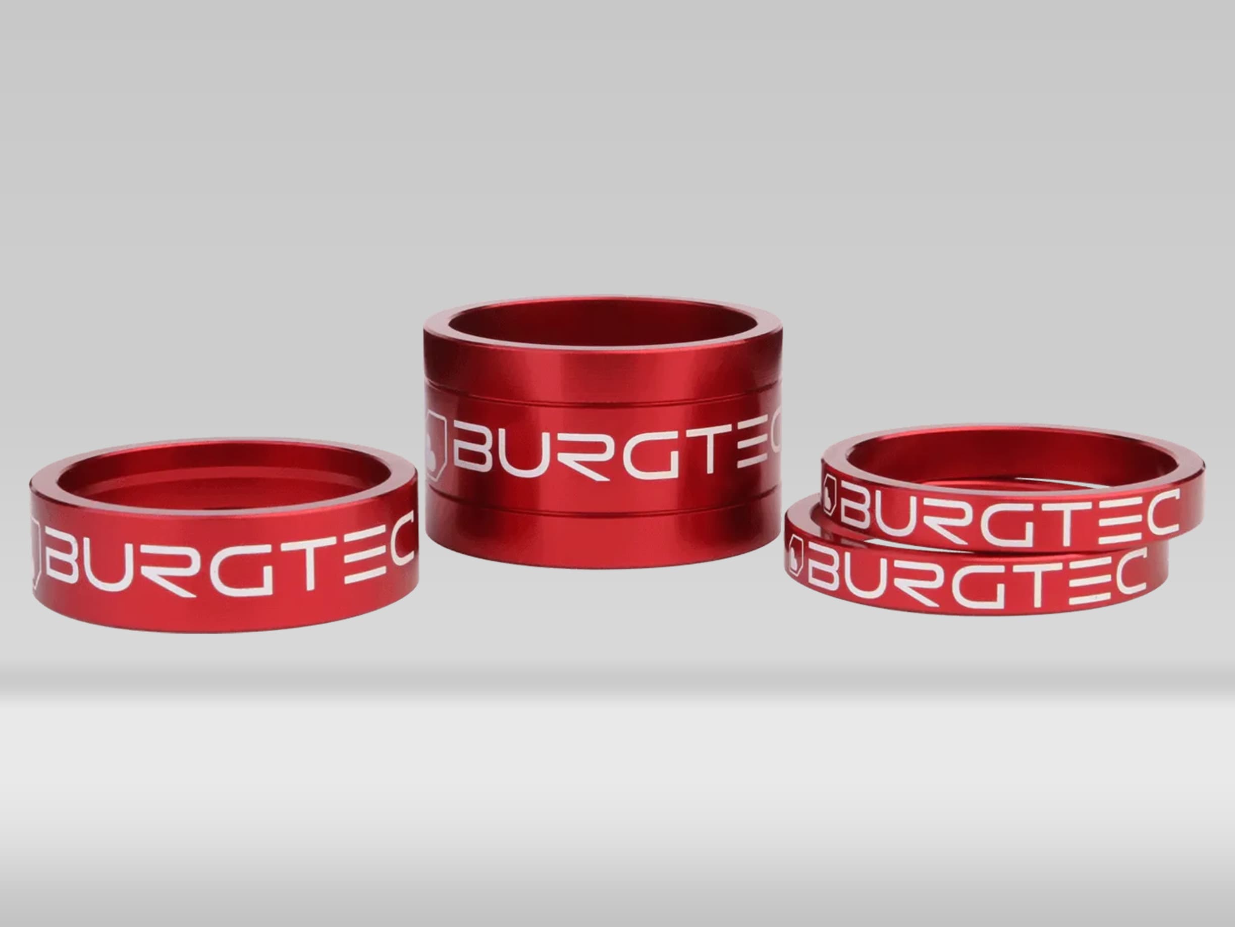 Burgtec Stem Spacers Race Red