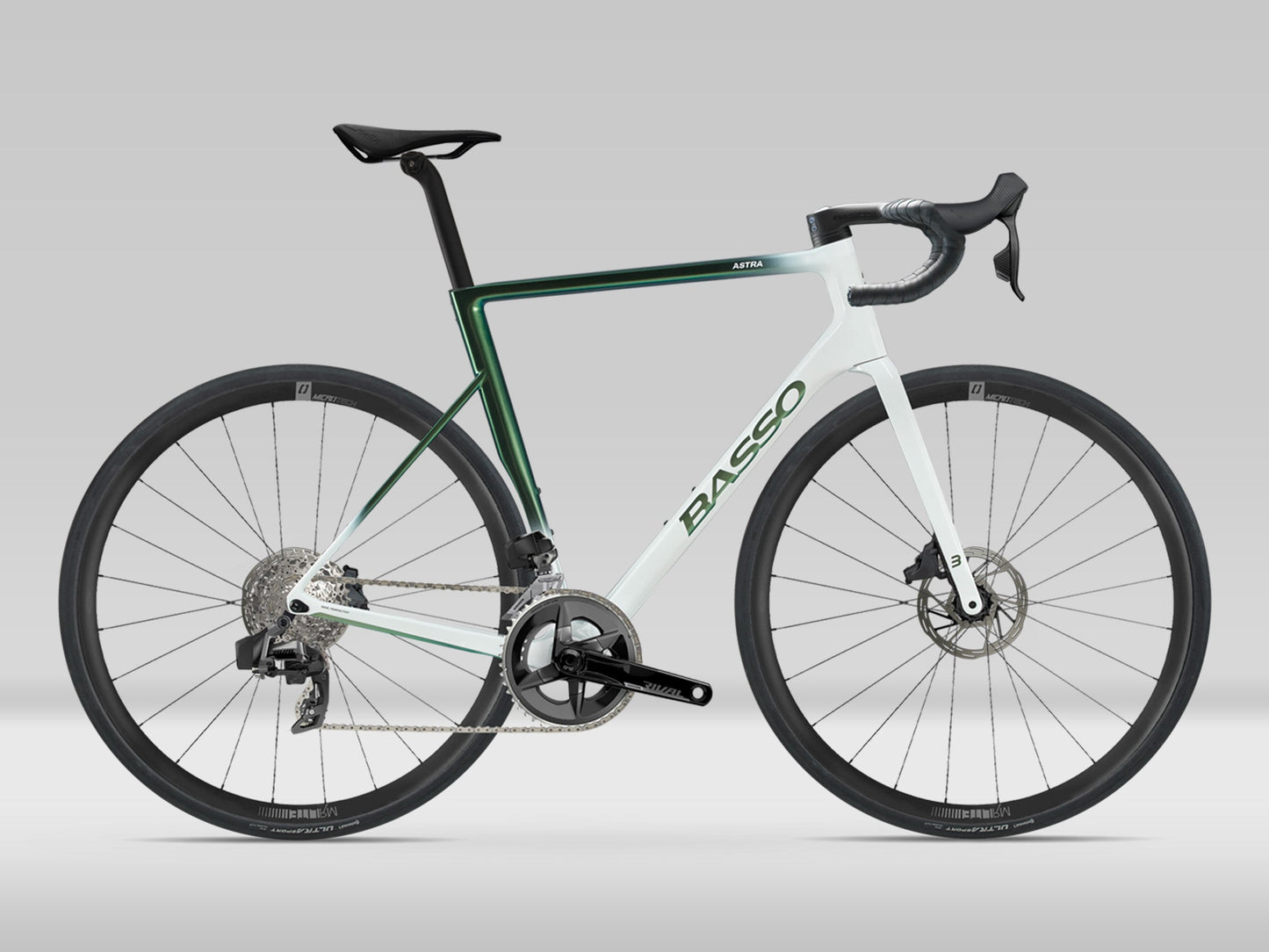 Basso Astra — Sram Rival 2×12 ETAP AXS — Pop Green — 61