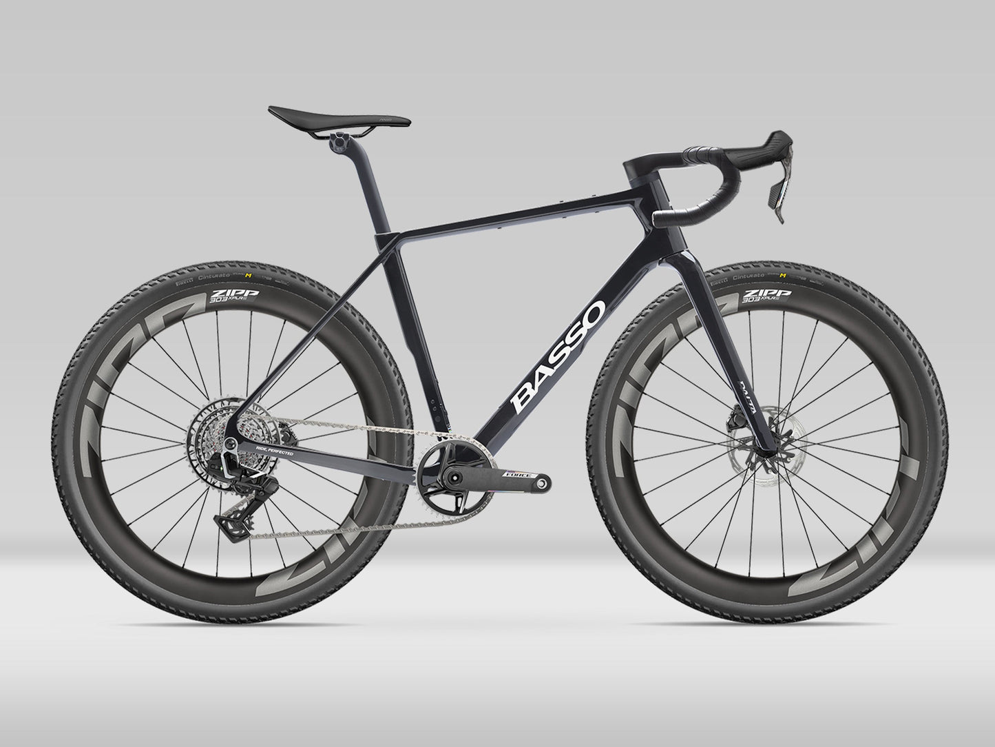 Basso Palta III — SRAM FORCE XPLR AXS ZIPP 303 XPLR S — Carbon Chrome — XL