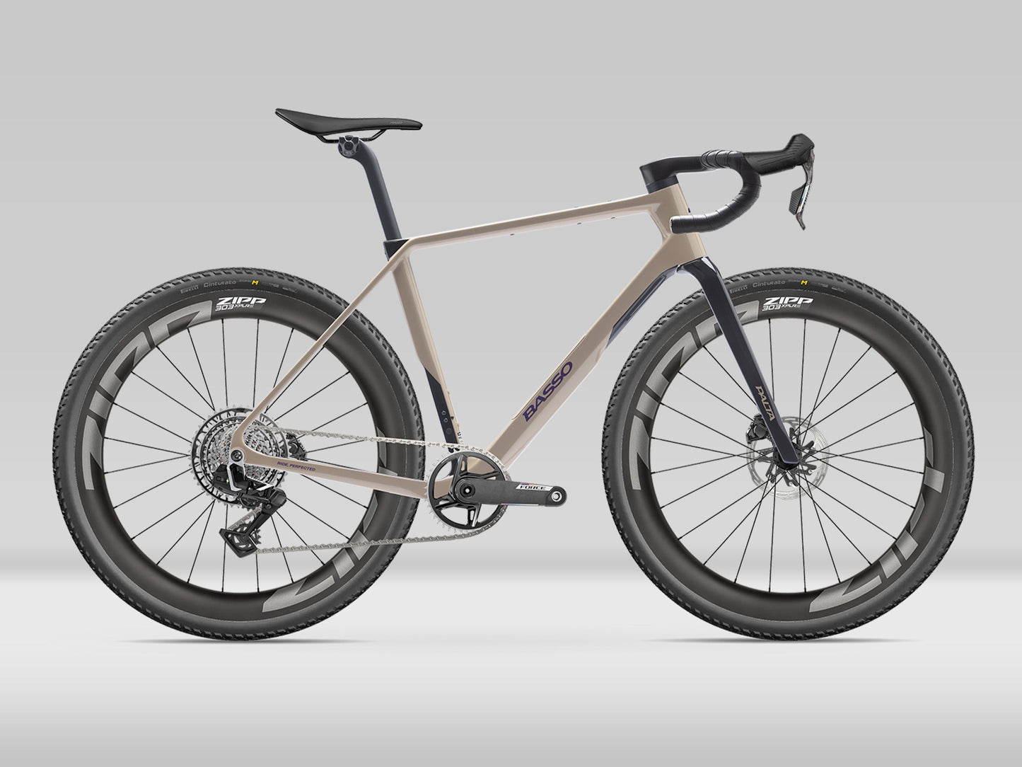 Basso Palta III — SRAM FORCE XPLR AXS ZIPP 303 XPLR S — Purple Dust — XL