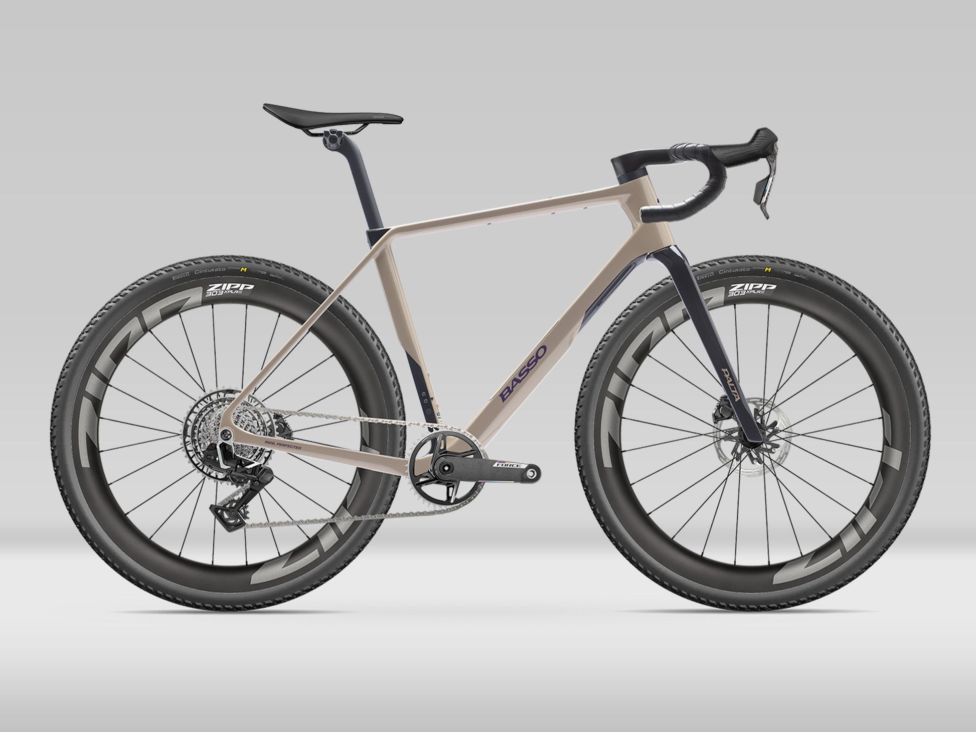 Basso Palta III — SRAM FORCE XPLR AXS ZIPP 303 XPLR S — Purple Dust — XL