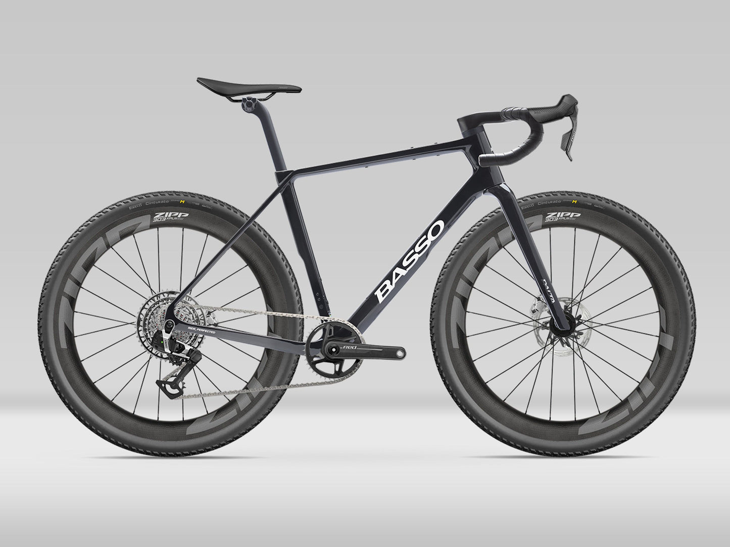 Basso Palta III — Sram Red XPLR Zipp 303 XPLR SW — Carbon Chrome — XL