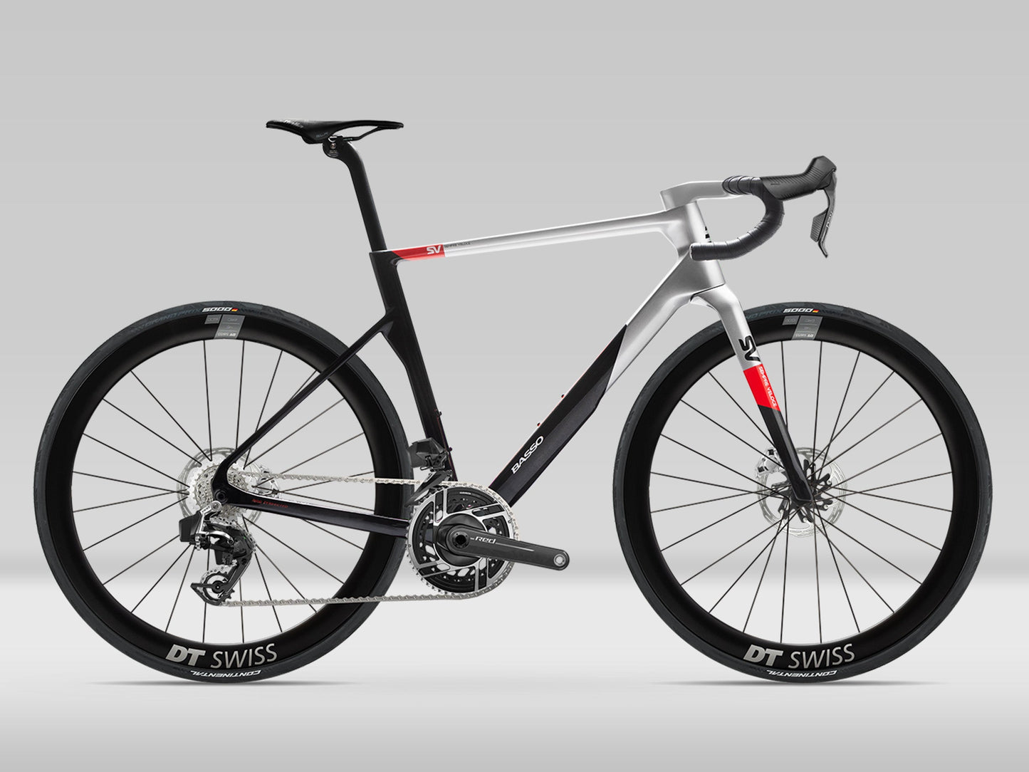 Basso SV — Sram Red AXS — Rosso Vivo — 61