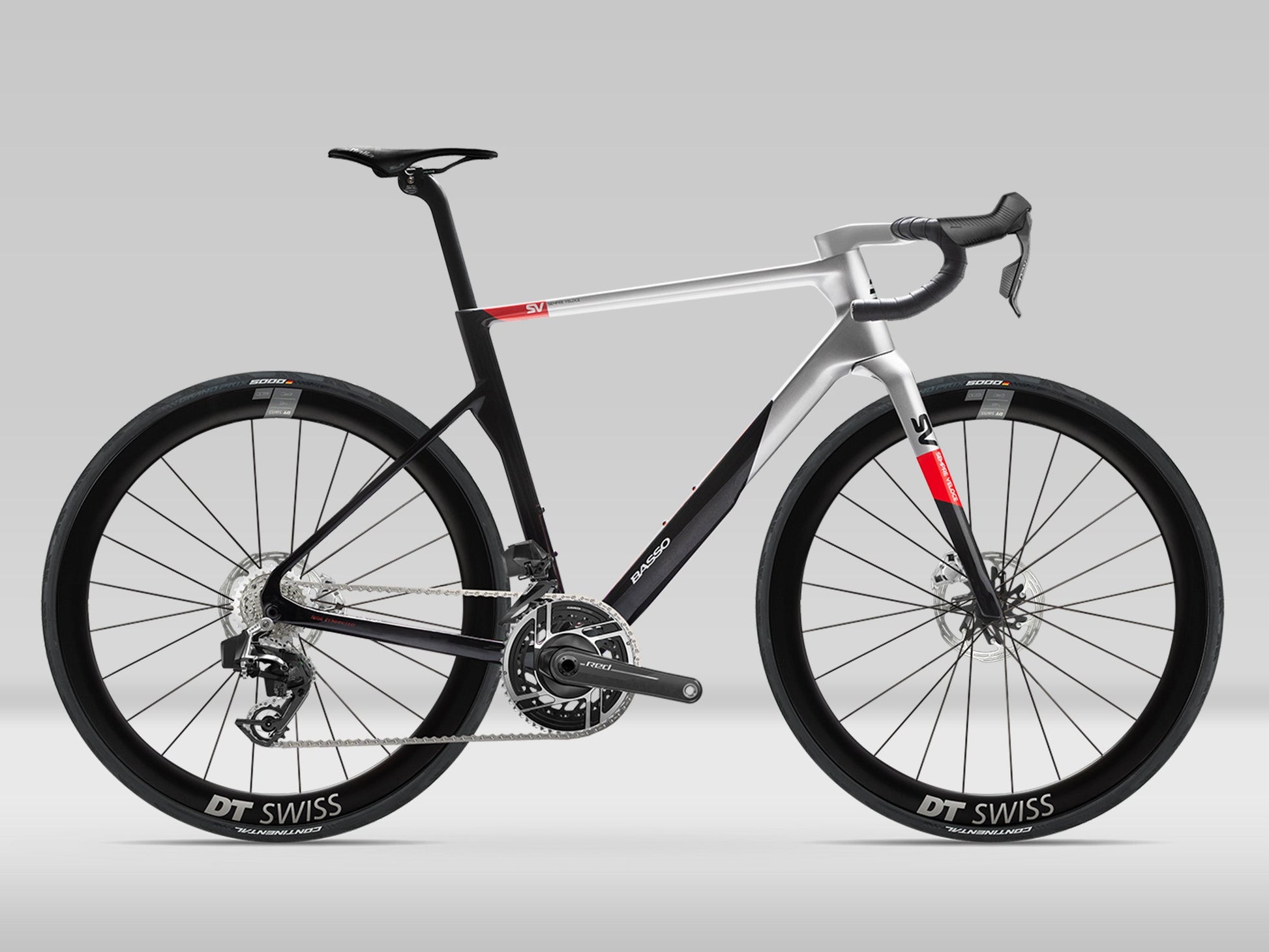 Basso SV — Sram Red AXS — Rosso Vivo — 61