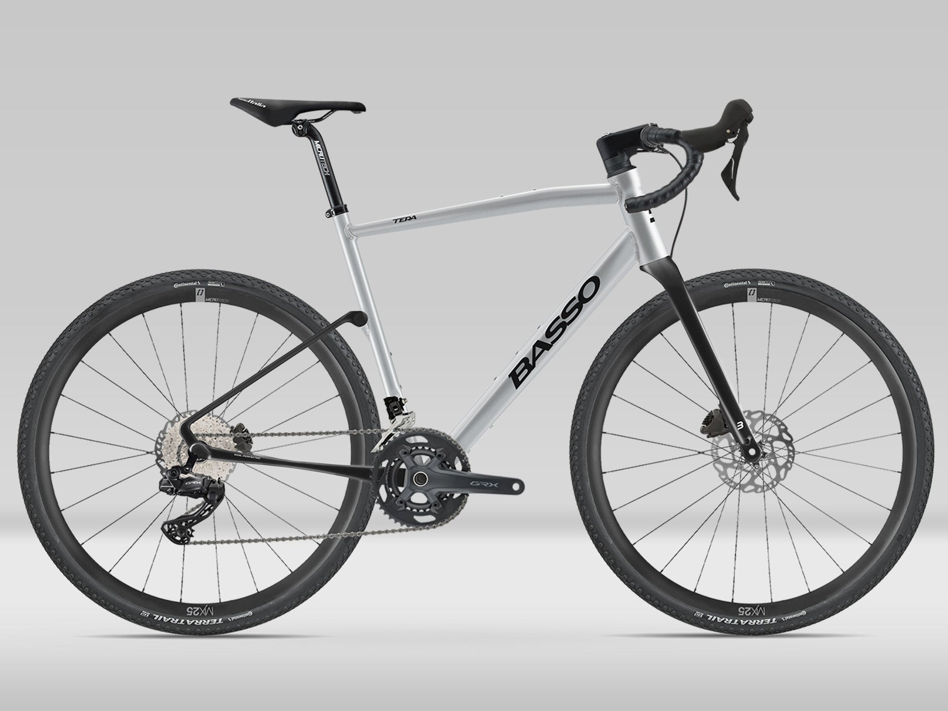 Basso Tera — Gravel Shimano GRX 2x12 610 — Black Out — XL
