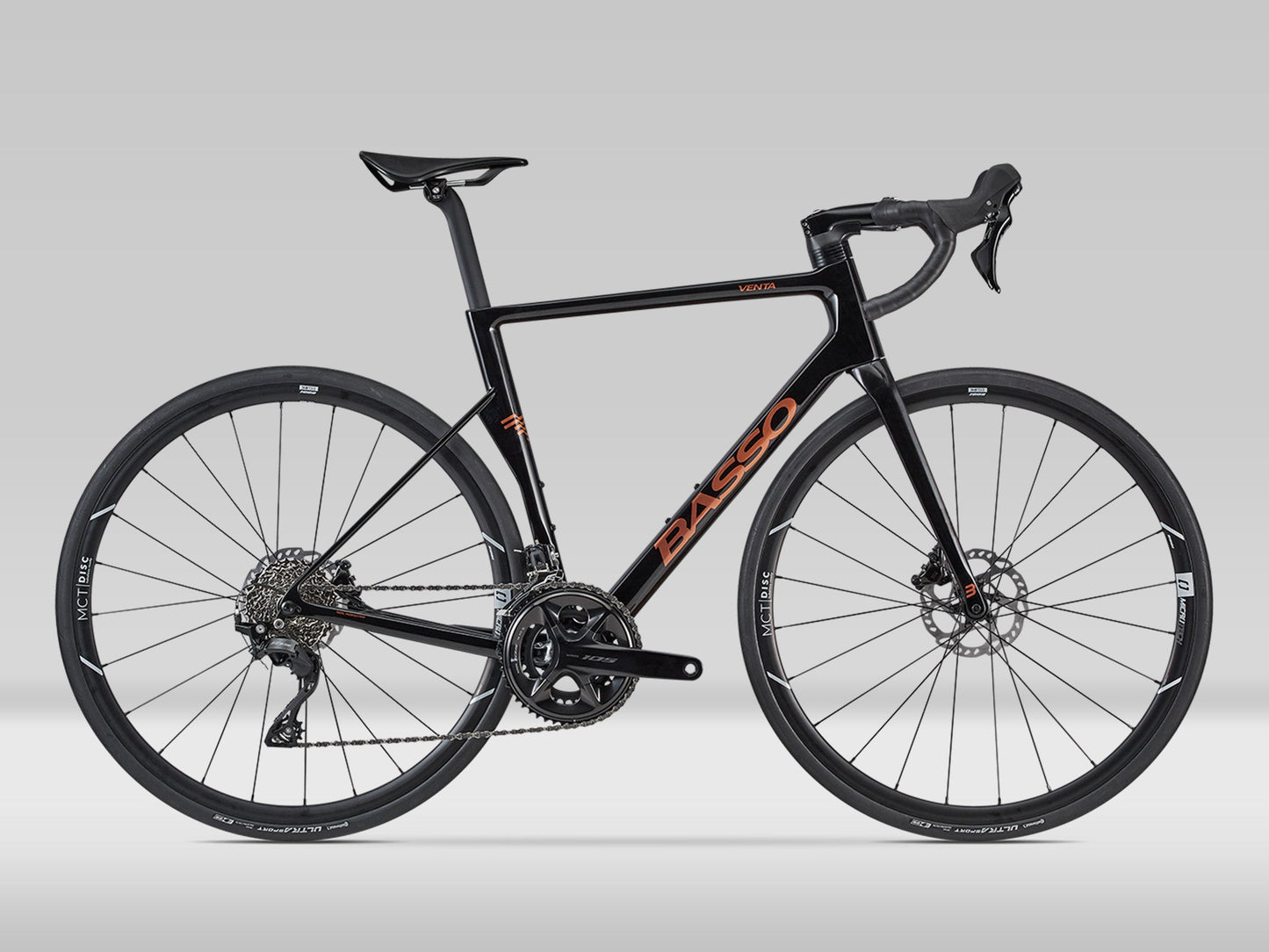 Basso Venta — R Shimano 105 R7100 12s — Magma Black — 61