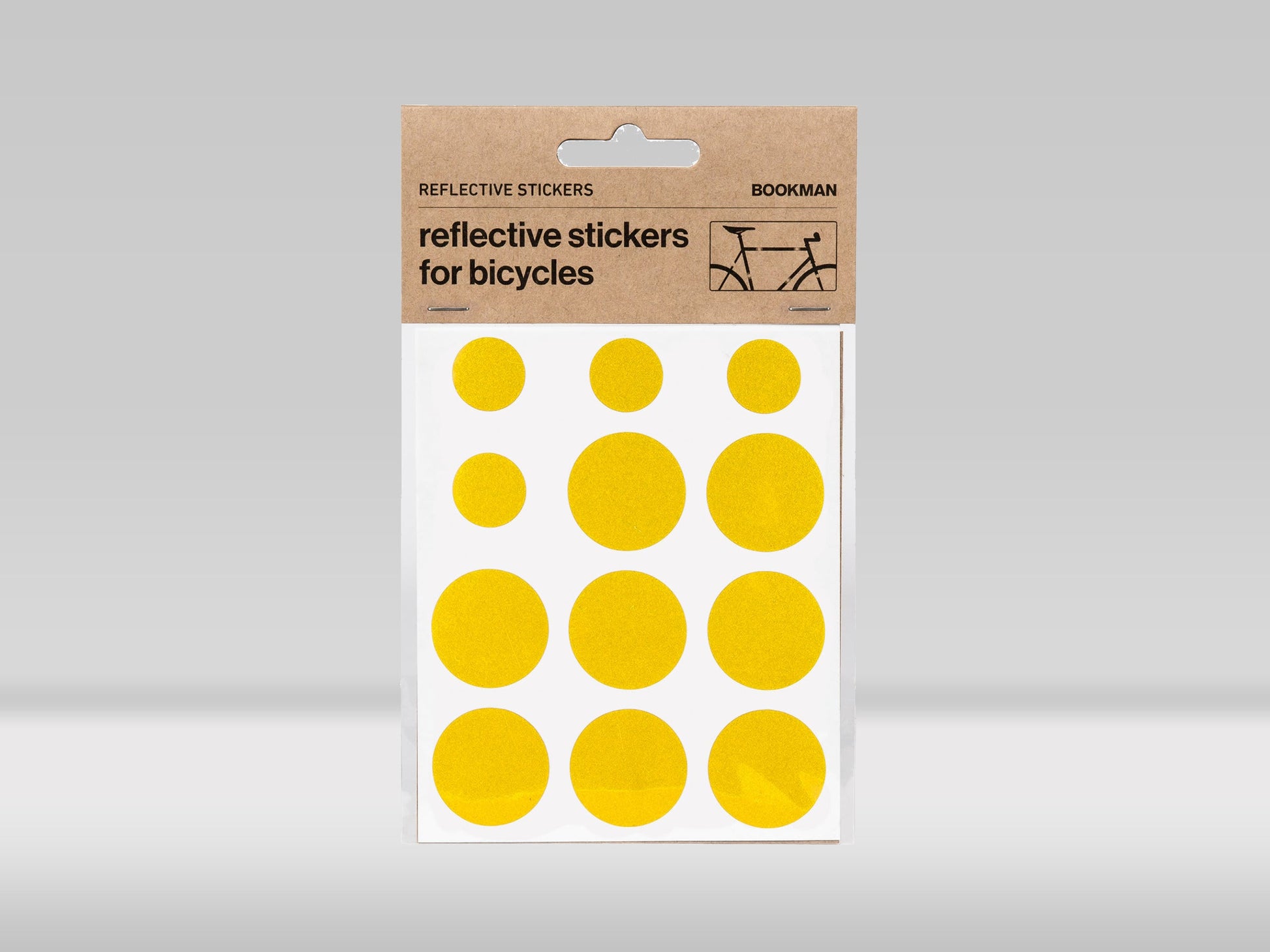 Bookman Reflective Stickers — Yellow —