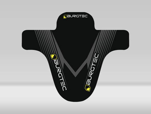 Burgtec Moto Mudguard Grey/Black Decal —  —