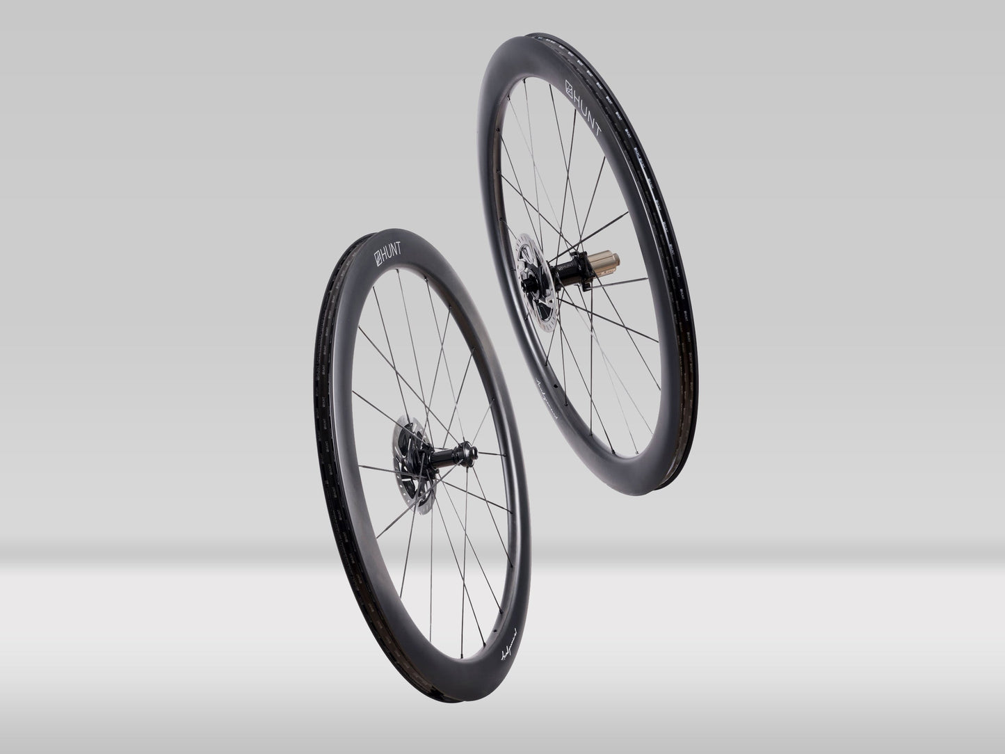 HUNT 54 UD Carbon Spoke Disc Wheelset — 1410g — Sram XD/XDR