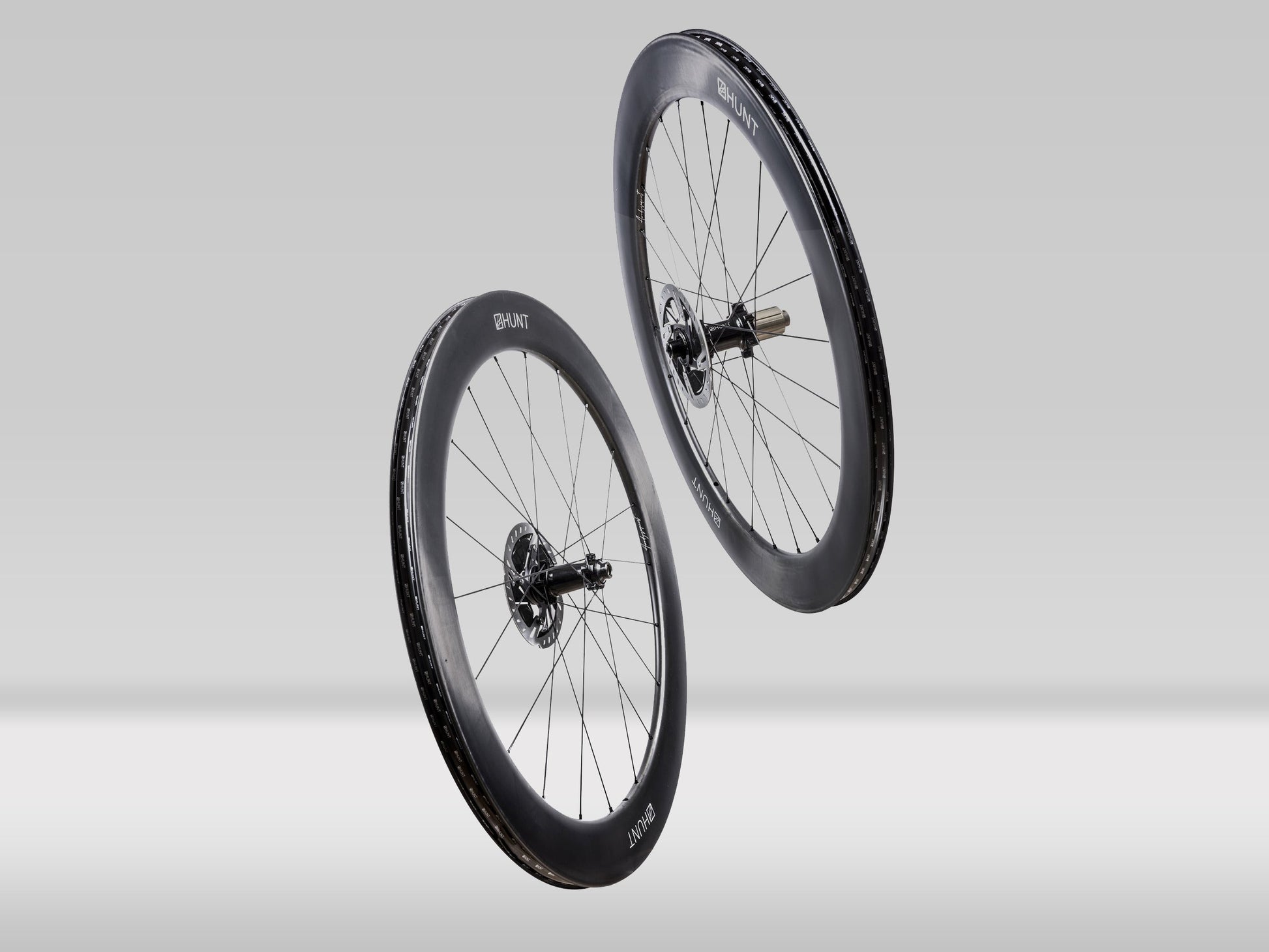 HUNT 65 Carbon Aero Disc Wheelset — 1596g — Sram XD/XDR