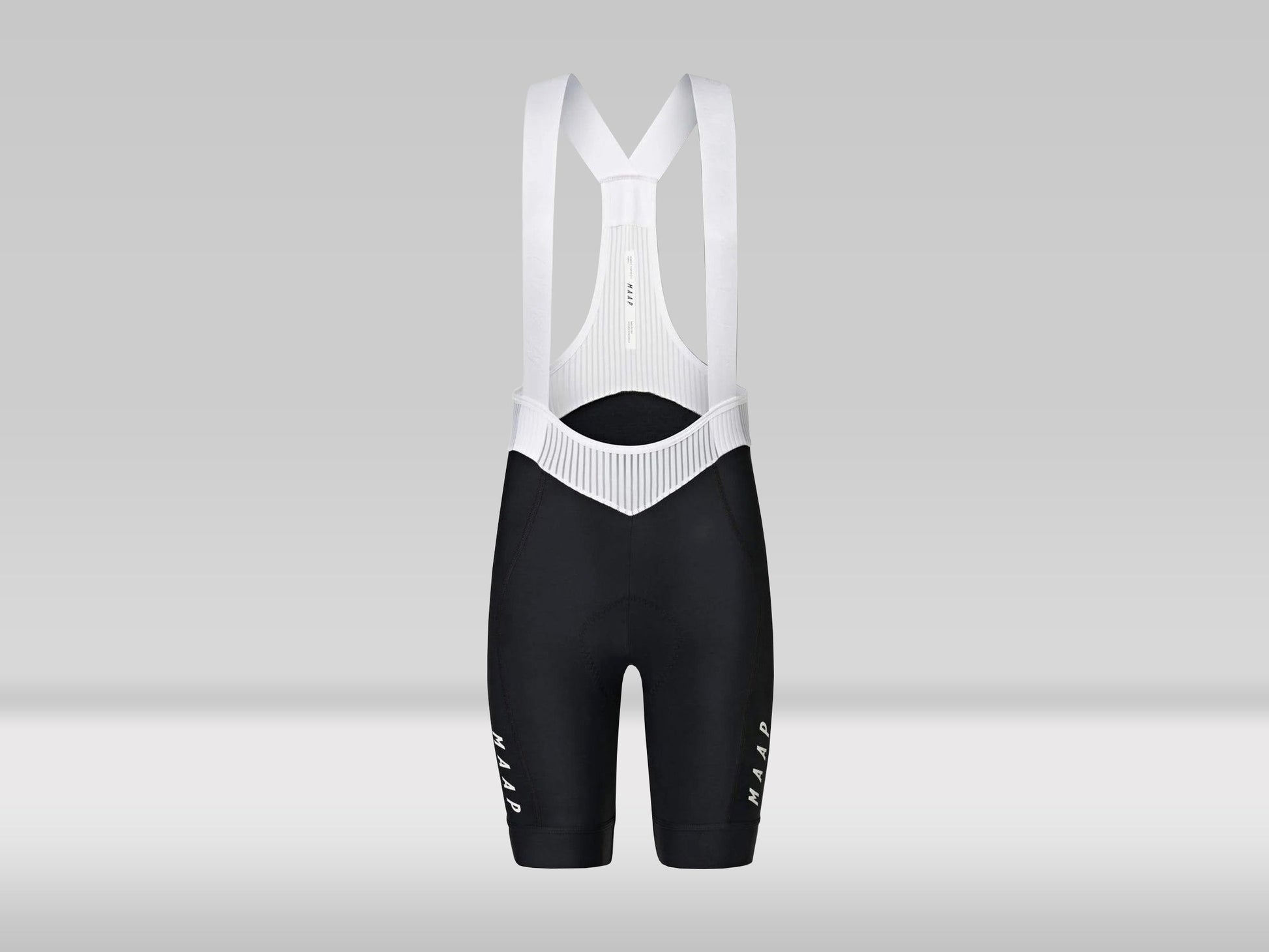 MAAP Women's Team Bib Evo — Black/White — L