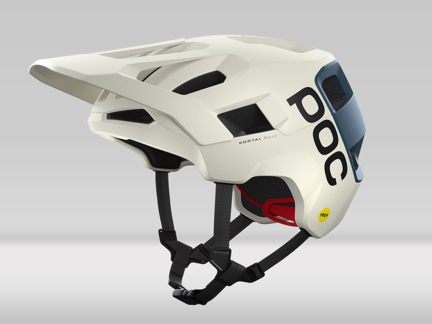 POC Kortal Race Mips — Selentine Off-white/Calcite Blue Matt — L