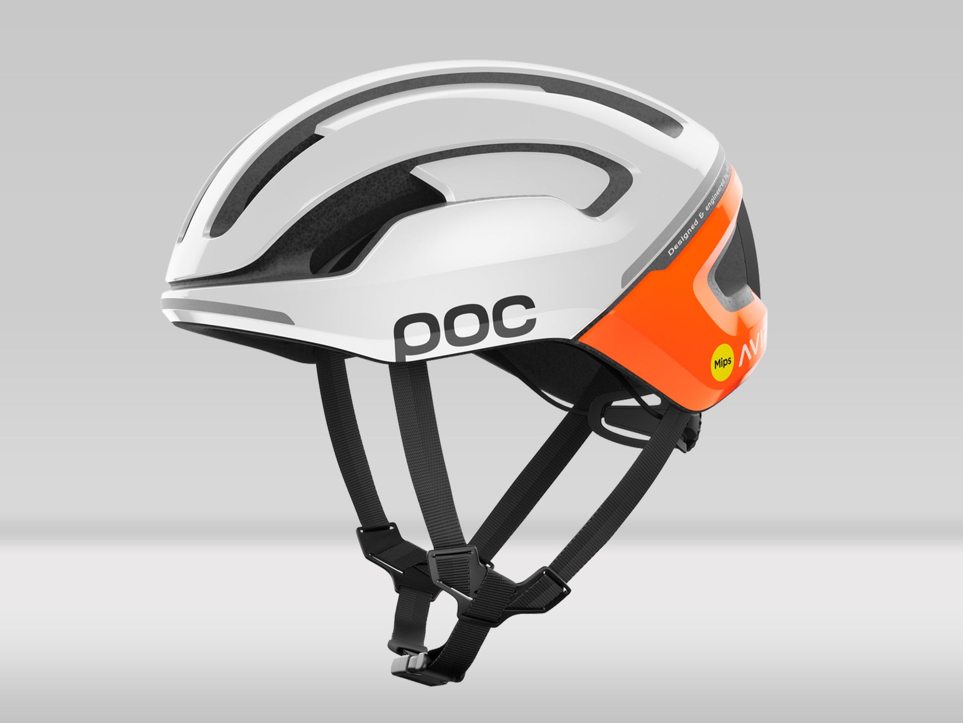 POC Omne Air Mips — Fluorescent Orange Avip — L