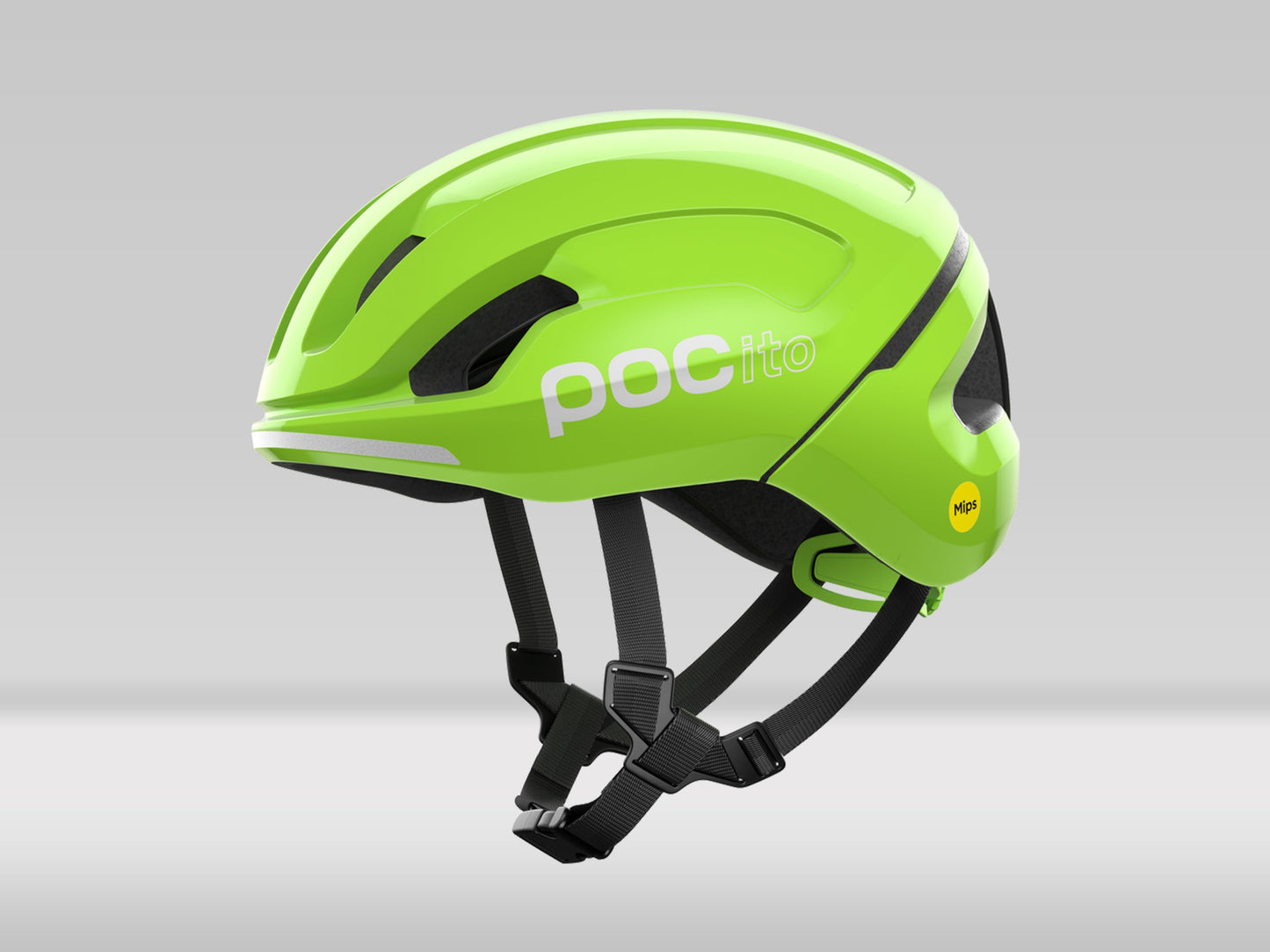 POC Pocito Omne Mips — Fluorescent Green — M