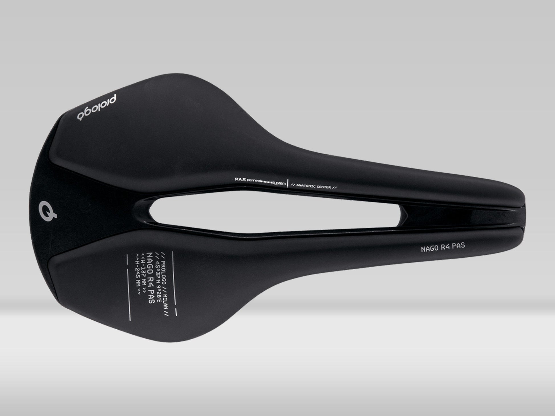 Prologo NAGO R4 PAS 137 TIROX — HARD BLACK —