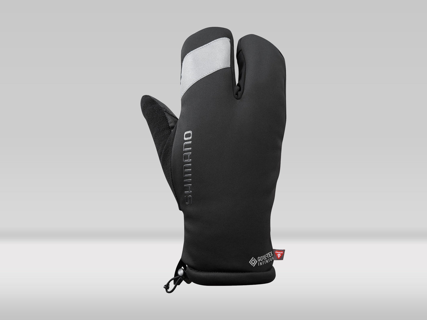 SHIMANO WINDSTOPPER® PRIMALOFT® 2X2-HANDSKAR — Svart — XL