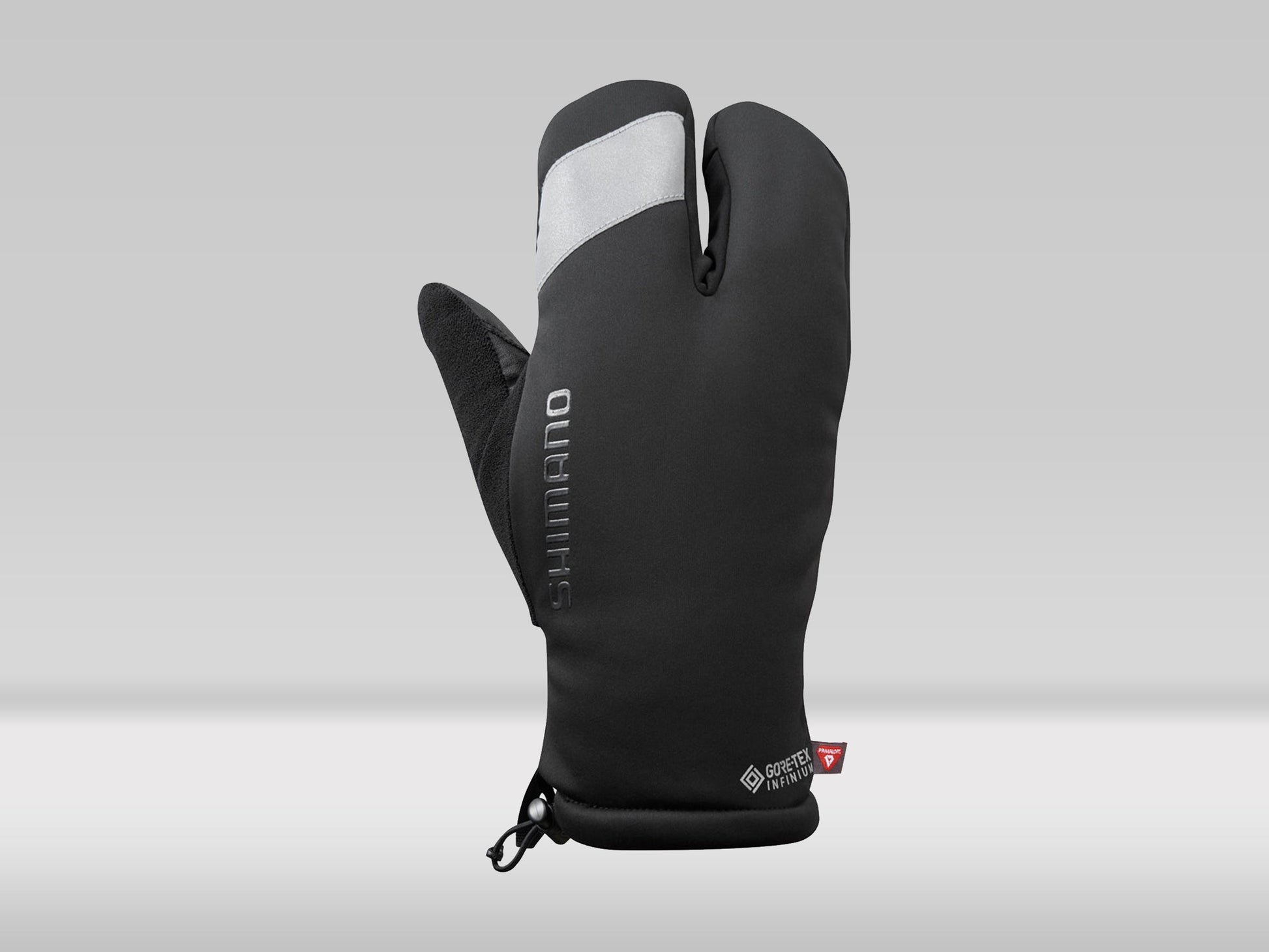 SHIMANO WINDSTOPPER® PRIMALOFT® 2X2-HANDSKAR — Svart — XL