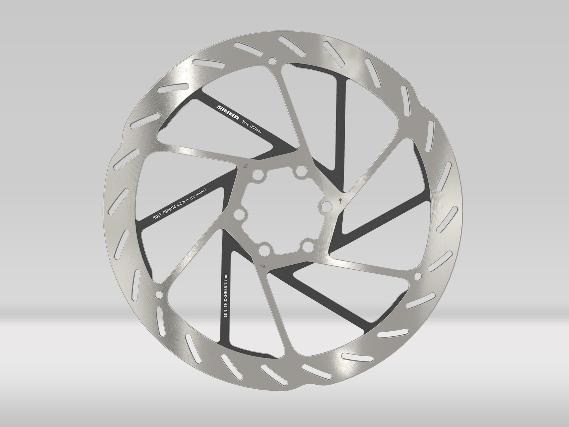 SRAM HS2 180mm 6-bult Bromsskiva —  —