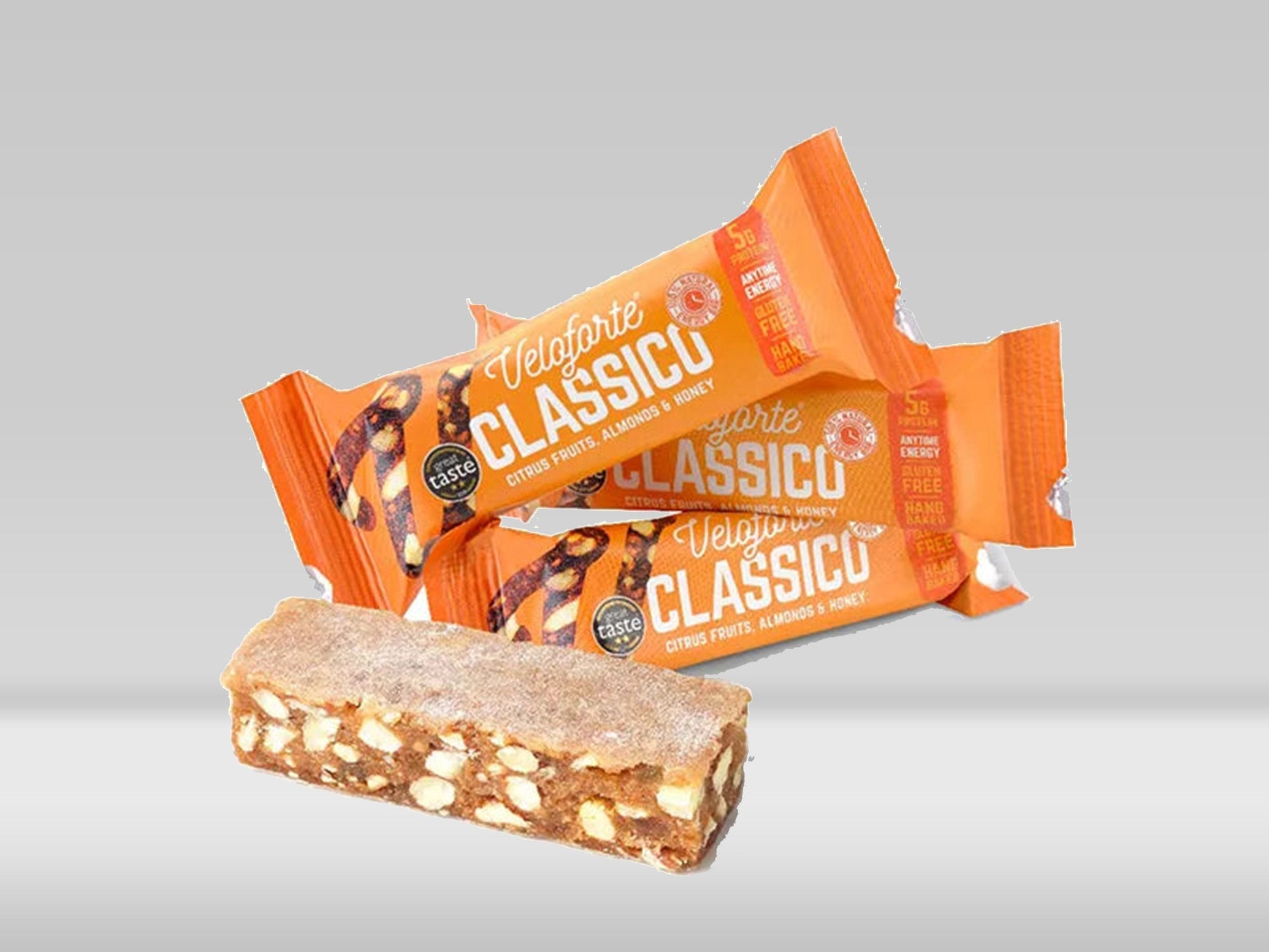 Veloforte Classico Energy Bar: Citrus, Almonds and Honey —  — 