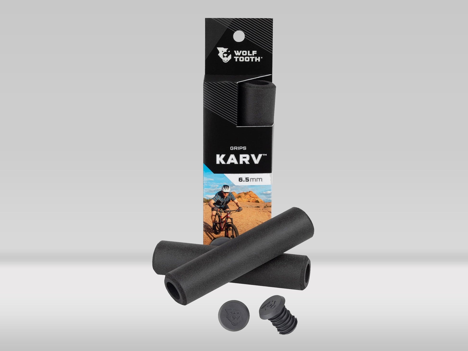 Wolf Tooth Karv Grips 6.5mm Black —  —